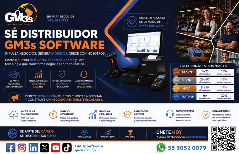 Beneficios para distribuidores GM3s